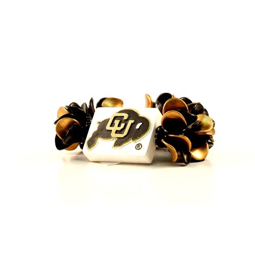 Colorado Buffalos Bracelets - The PETAL Style - $3.50 Each - Colorado Buffaloes
