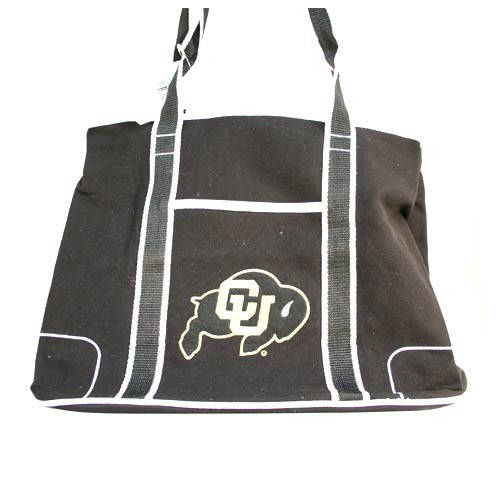 Colorado Buffalos Purses - Black - The Flat Bottom Series - 2 For $20.00 - Colorado Buffaloes