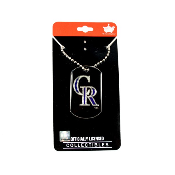 Colorado Rockies Dog Tags - The ENAMEL Series - 12 For $30.00 - Wholesale Colorado Rockies Products - Rockies Merchandise