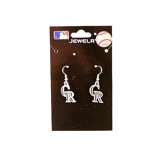 Colorado Rockies Earrings - Dangle Style - $2.75 Per Pair - Wholesale Colorado Rockies Products - Rockies Merchandise