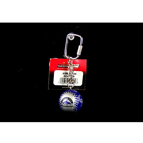 Colorado Rockies Keychains - Baseball Style Keychains - 12 For $18.00 - Wholesale Colorado Rockies Products - Rockies Merchandise