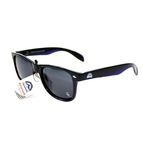Colorado Rockies Sunglasses - 2Tone Retro Style Polarized - 2 Pair For $10.00 - Wholesale Colorado Rockies Products - Rockies Merchandise