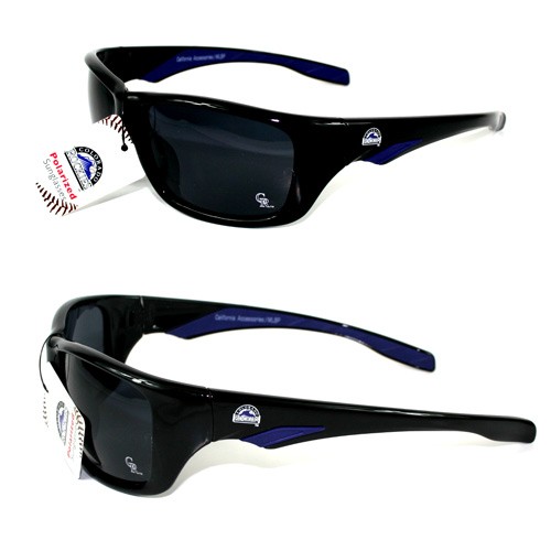 Colorado Rockies Sunglasses - MLB04 Sport Style - Polarized - 2 Pair For $10.00 - Wholesale Colorado Rockies Products - Rockies Merchandise