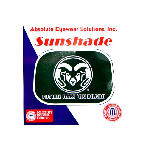 Colorado State Rams Sun Shades - Passenger Window Style - 12 For $12.00 - Colorado State