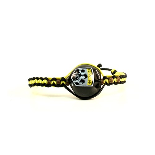 Columbus Crew Bracelets - Single Nut Macramé Bracelets - 12 For $36.00