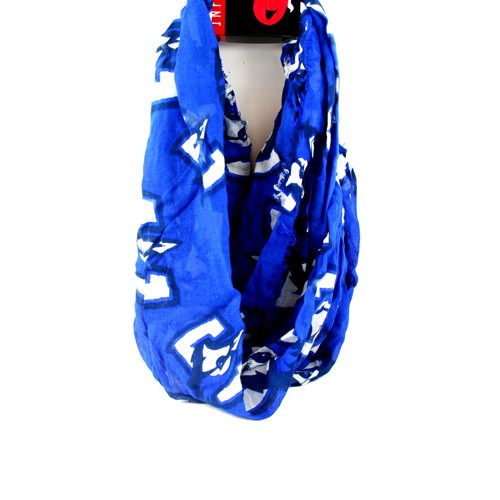 Creighton University - Logo Repeater Style Infinity Style Scarves - 2 For $15.00