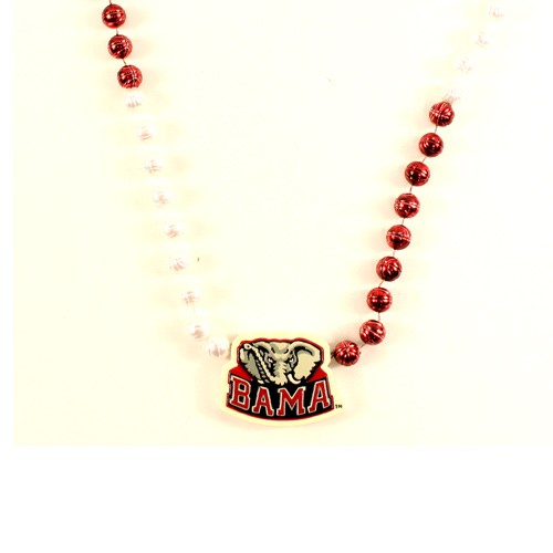 Crimson Tide Beads - Alabama InlineBK Style Beads - 12 For $30.00 - Alabama