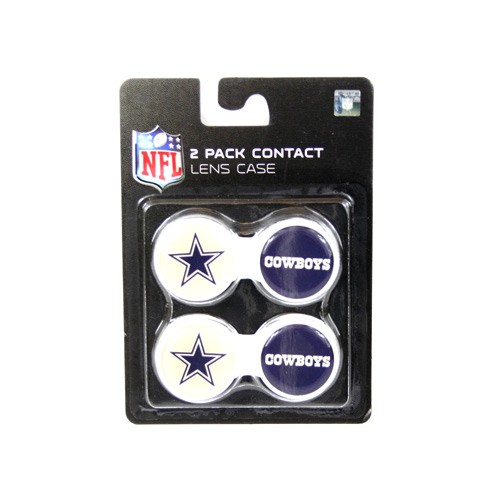 Dallas Cowboys - 2Pack Set Contact Lens Cases - 12 Sets For $18.00 - Wholesale Dallas Cowboys Product - Cowboys Merchandise