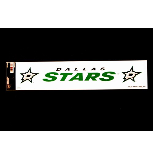 Dallas Stars Bumper Stickers - 2"x10" R Style - 12 For $12.00 - Dallas Stars