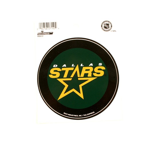 Dallas Stars Decals - Round Style Decals - 12 For $18.00 - Dallas Stars