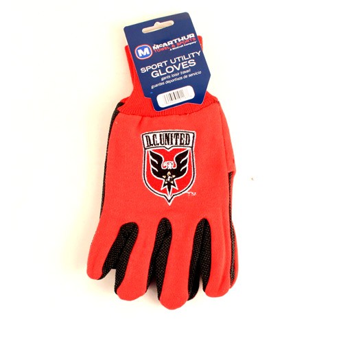DC United - Soccer Merchandise - 2Tone Grip Gloves - $3.50 Per Pair