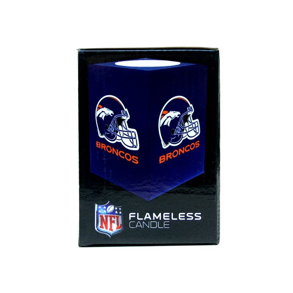 Denver Broncos Candles - Flameless Candle - 4 For $10.00 - Wholesale Denver Broncos Products - Denver Merchandise