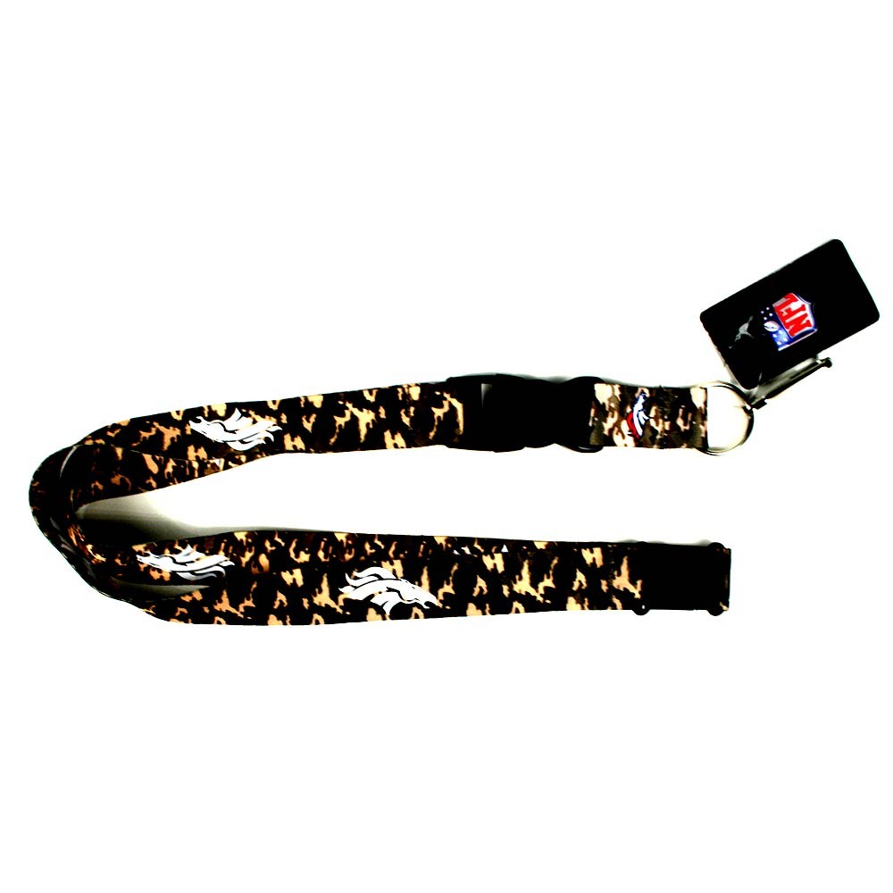 Denver Broncos Lanyards - Army Camo Style - Premium 2Sided - 12 For $30.00 - Wholesale Denver Broncos Products - Denver Merchandise