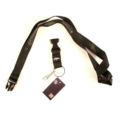 Denver Broncos Lanyards - The BLACKOUT Style - $2.50 Each - Wholesale Denver Broncos Products - Denver Merchandise