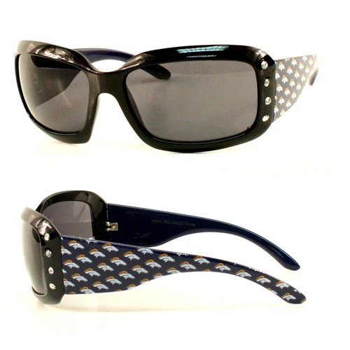 Denver Broncos Sunglasses - Ladies Bling Style - 12 Pair For $84.00 - Wholesale Denver Broncos Products - Denver Merchandise