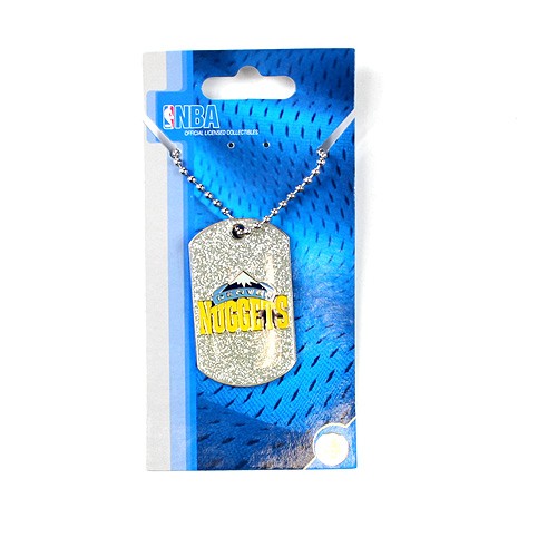 Denver Nuggets Necklaces - Glitter Series Pendants - 12 For $30.00 - Denver Nuggets