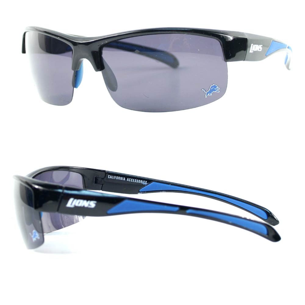 Detroit Lions Sunglasses - Cali Style BLADE03 - 12 Pair For $66.00 - Wholesale Detroit Lions Products - Lions Merchandise