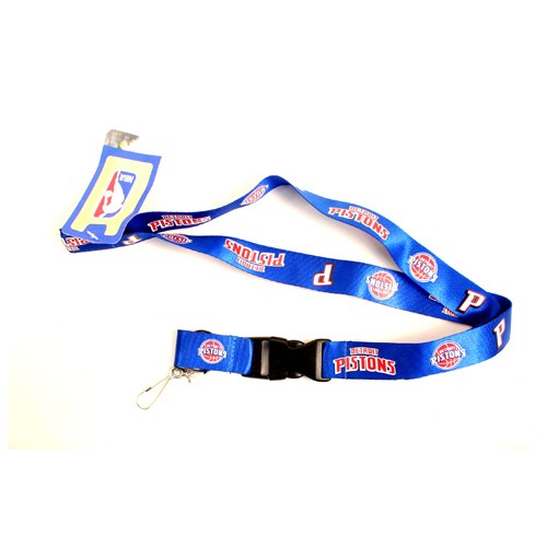 Detroit Pistons Lanyards - 2Sided Premium - VELCRO Enclosure - 12 For $24.00 - Detroit Pistons