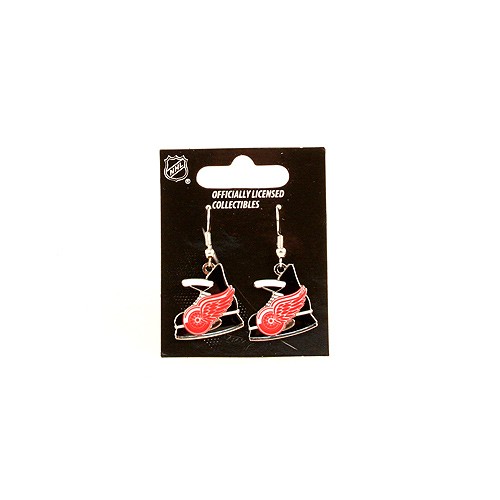 Detroit Red Wings Earrings - Blades - Dangle Earrings - $3.00 Per Pair - Detroit Red Wings