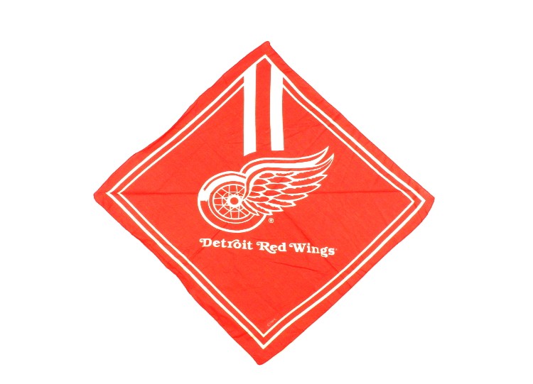 Detroit Red Wings FanDanna - Full Size Bandanna - 12 For $18.00 - Detroit Red Wings