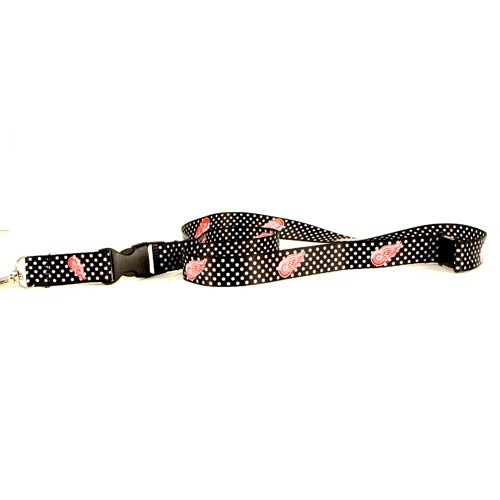 Detroit Red Wings Lanyards - The POLKA Dot Series - 12 For $30.00 - Detroit Red Wings
