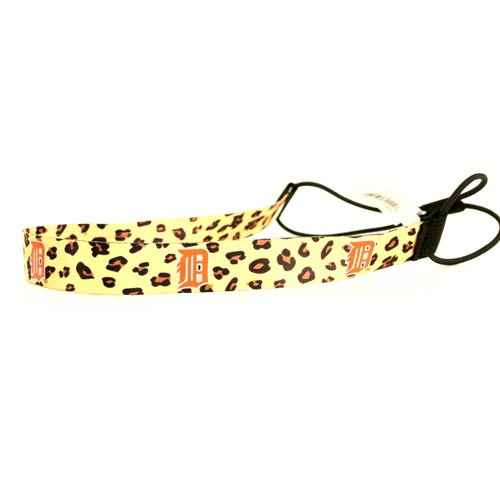Detroit Tigers - Leopard Print Headbands - 12 For $30.00 - Wholesale Detroit Tigers Products - Tigers Merchandise