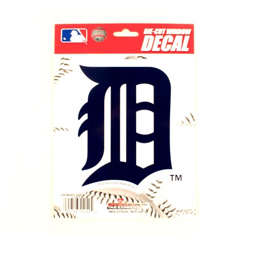 Detroit Tigers Decals - (May Be Slightly Different Than Pictured) - 5.75" x 7.75" - 12 Decals For $24.00 - Wholesale Detroit Tigers Products - Tigers Merchandise