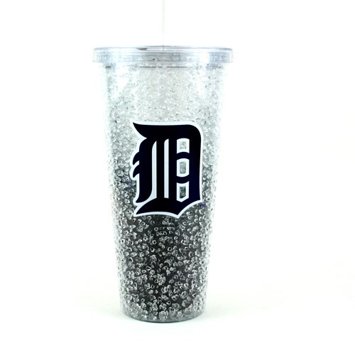 Detroit Tigers Freezer Tumblers - 16OZ Straw Tumbler - 2 For $10.00 - Wholesale Detroit Tigers Products - Tigers Merchandise 2