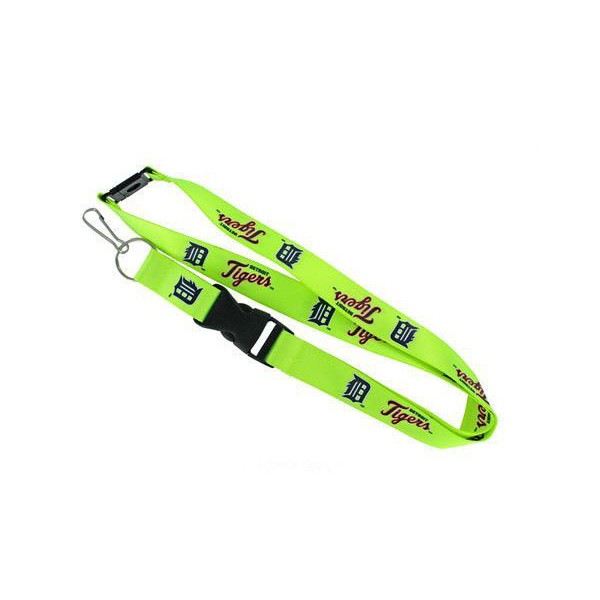 Detroit Tigers Lanyards - Premium 2-Sided FULL Neon - 12 For $30.00 - Wholesale Detroit Tigers Products - Tigers Merchandise