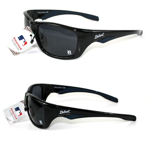 Detroit Tigers Sunglasses - MLB04 Sport Style - Polarized - 2 Pair For $10.00 - Wholesale Detroit Tigers Products - Tigers Merchandise