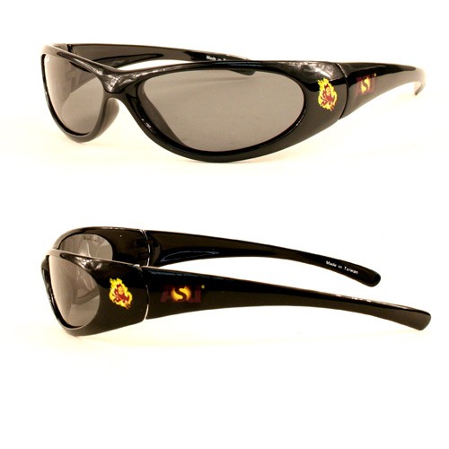 Discontinued - Arizona State Sunglasess - Sun Devils Merchandise - Black Sport Frame Style - 12 Pair For $36.00 - Arizona State