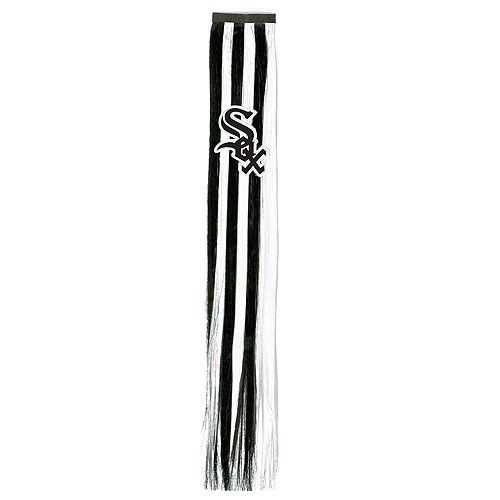 Discontinued - Chicago White Sox Fan Gear - Fan Hair Extensions - 12 Fan Hair For $18.00 - Wholesale Chicago White Sox Products - White Sox Merchandise