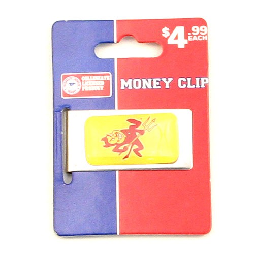 Discontinued Blowout - Arizona State Sun Devils Merchandise - Mass Market Money Clips - 24 For $24.00 - Arizona State