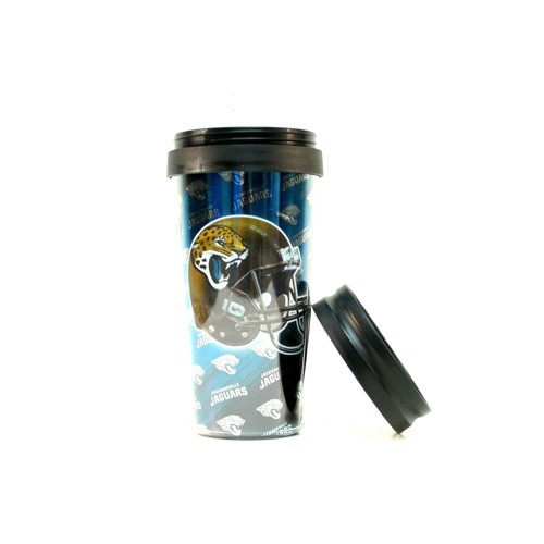 Discount - Jacksonville Jaguars Travel Mugs - 16OZ Hologram Style - 12 For $30.00 - Wholesale Jacksonville Jaguars Product - Jaguars Merchandise