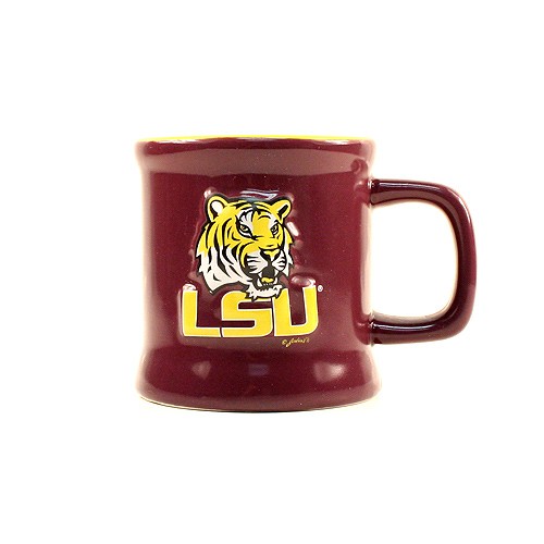 Discount - LSU Tigers Mugs - 15OZ Sculpted Purple Mugs - 12 For $60.00 - LSU