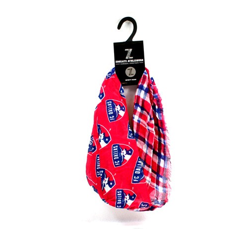 FC Dallas Scarves - Tartan Logo Style Infinity Scarves - 2 For $15.00