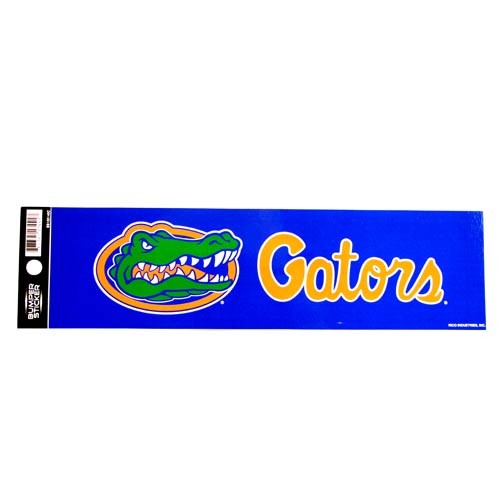 Florida Gators - 3"x12" Fan Zone Bumper Stickers - 12 For $15.00 - Florida Gators
