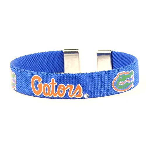 Florida Gators Bracelets - Ribbon Style - (May Be Different Pattern Then Pictured) - 12 For $27.00 - Florida Gators