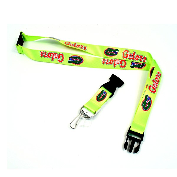 Florida Gators Lanyards - Premium 2-Sided FULL Neon - 12 For $30.00 - Florida Gators