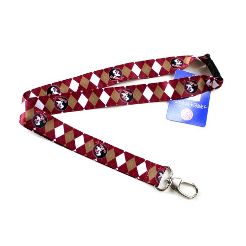 Florida State Lanyards - Argyle Style Lanyards - 12 For $24.00 - Florida State