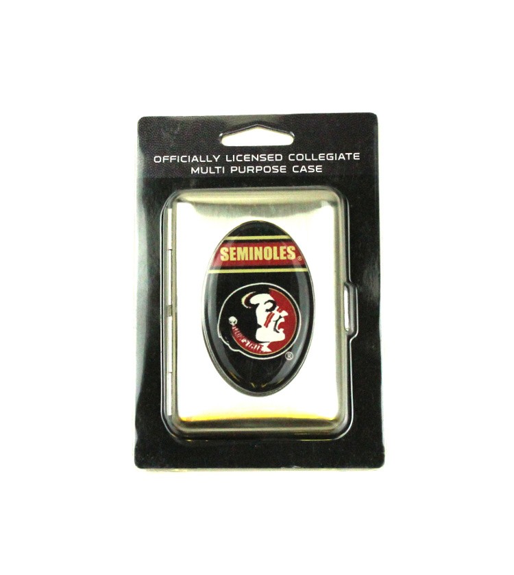 Florida State Seminoles - Stainless Steel Multi Case / Wallet - 12 For $24.00 - Florida State