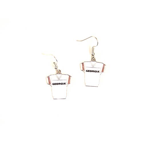 Georgia Bulldogs Earrings - Gamer JERSEY Style - $3.00 Per Pair - Georgia