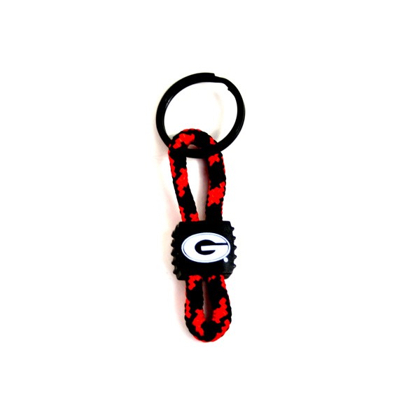 Georgia Bulldogs Keychains - ROPE Style - 24 For $24.00  - Georgia