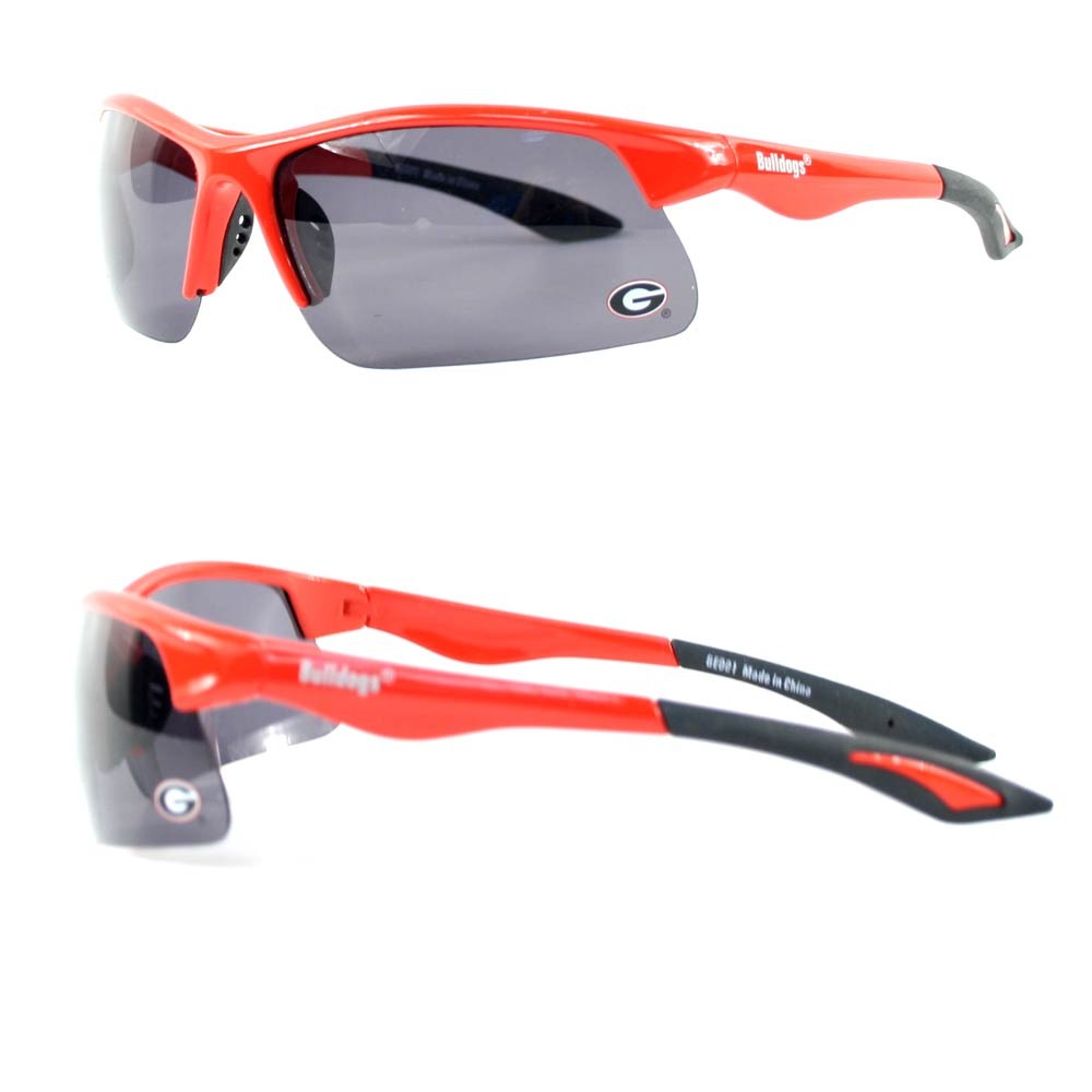 Georgia Bulldogs Sunglasses - Cali Style SPORTWRAP01 - 12 Pair For $66.00 - Georgia