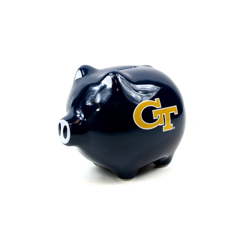 Georgia Tech Bank - 5" Ceramic Style Piggy Bank - 2 For $8.00  - Georgia Tech