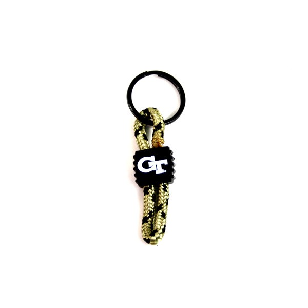 Georgia Tech Keychains - ROPE Style Keychains - 12 For $15.00 - Georgia Tech