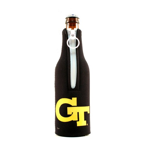 Georgia Tech Merchandise - Black Neoprene Bottle Huggies - 12 For $30.00 - Georgia Tech