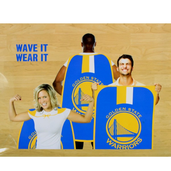 Golden State Flags - 36"x47" Fan Flags - 4 For $20.00 - Golden State Warriors