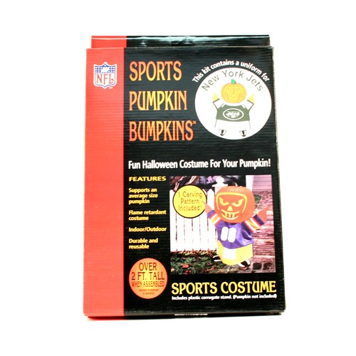 Halloween Decorations - New York Jets Pumpkin Bumpkins - $6.00 Each - Wholesale New York Jets Products - Jets Merchandise 2