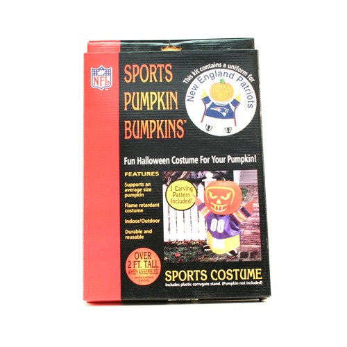 Halloween Merchandise - New England Patriots Pumpkin Bumpkins - 12 For $12.00 - Wholesale New England Patriots - Patriots Merchandise